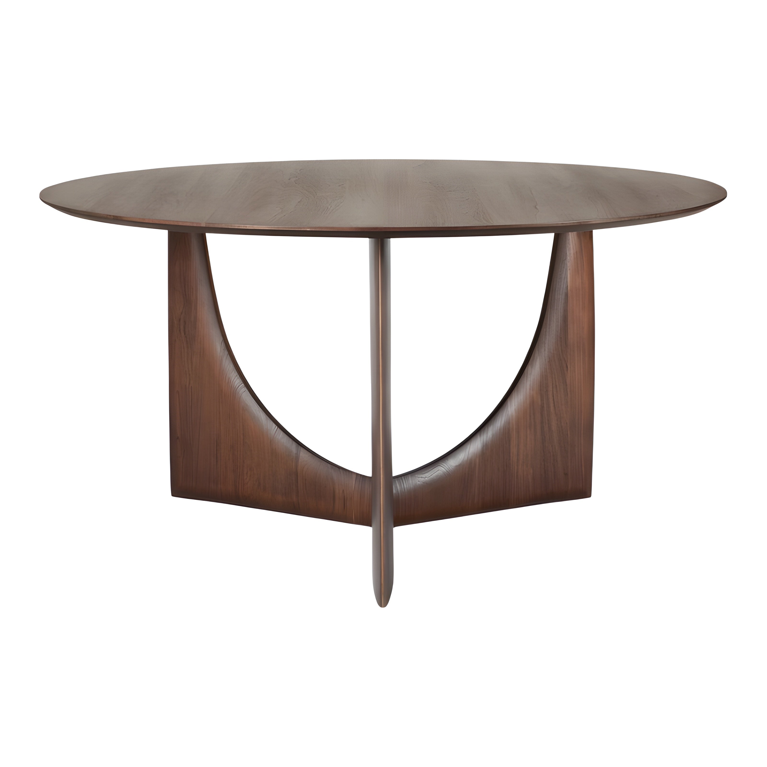 Ethnicraft Geometric Round Dining Table - ETH-10513