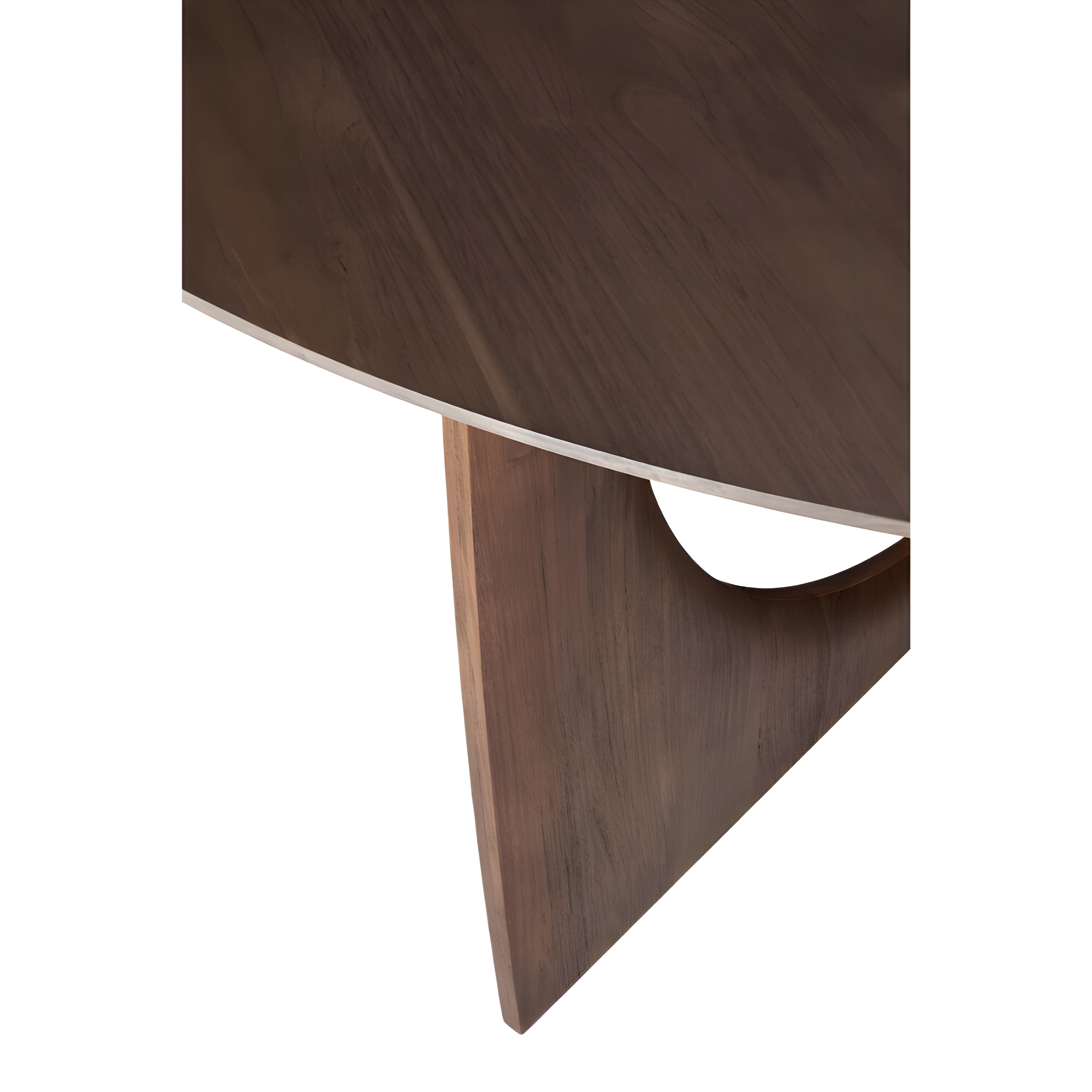Ethnicraft Geometric Round Dining Table - ETH-10513