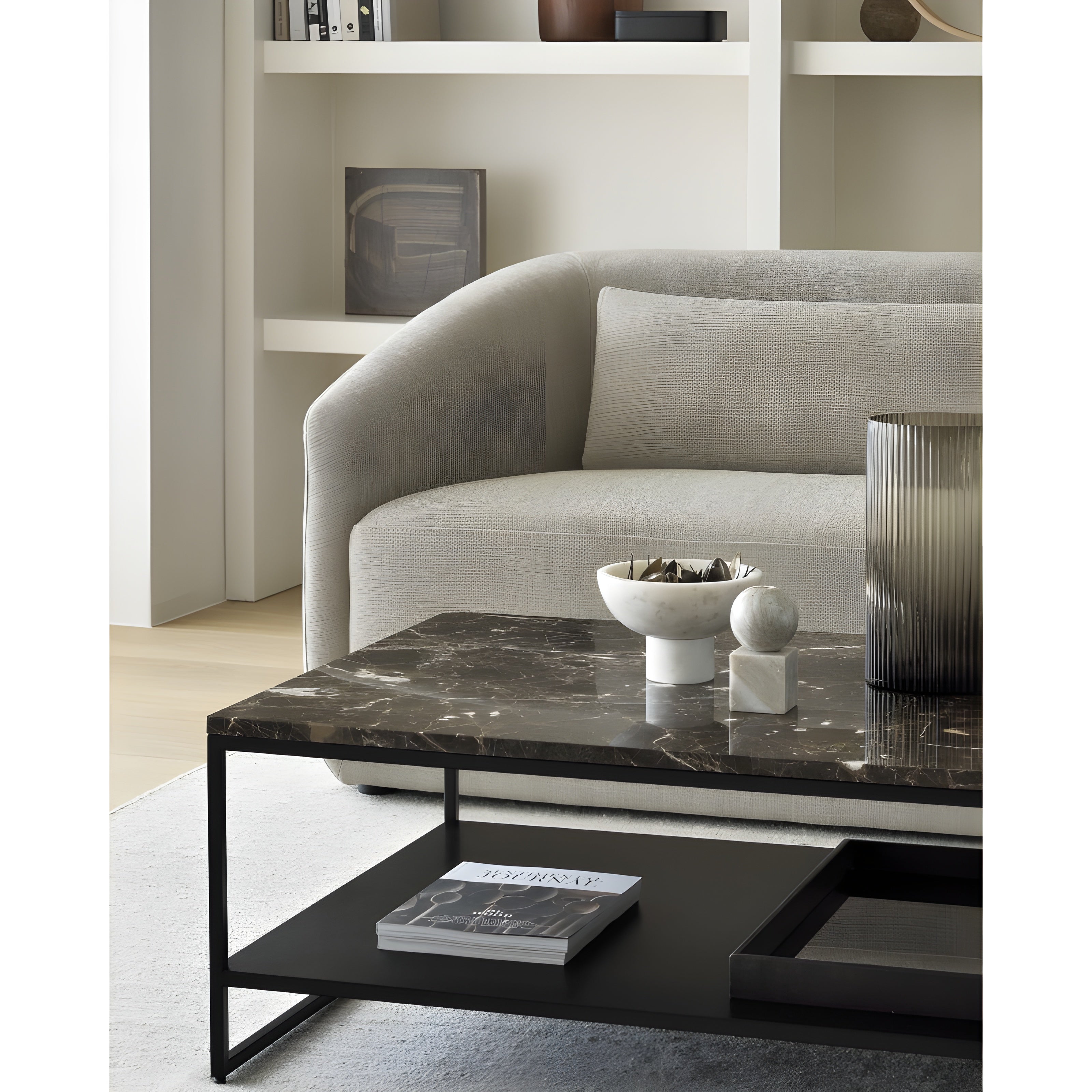 Ethnicraft Stone Coffee Table - ETH-60093 Price
