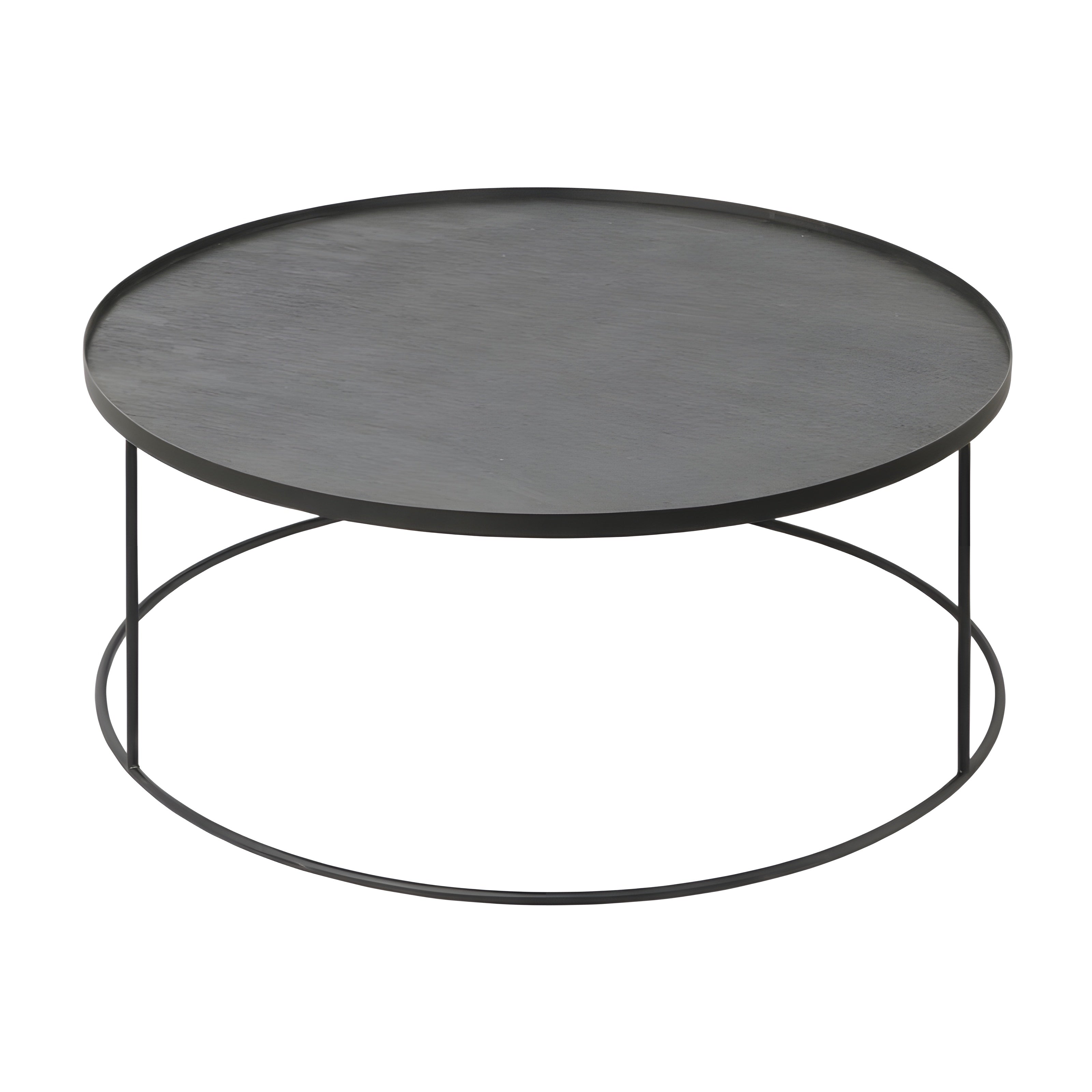 Ethnicraft Round Tray Coffee Table - ETH-20328