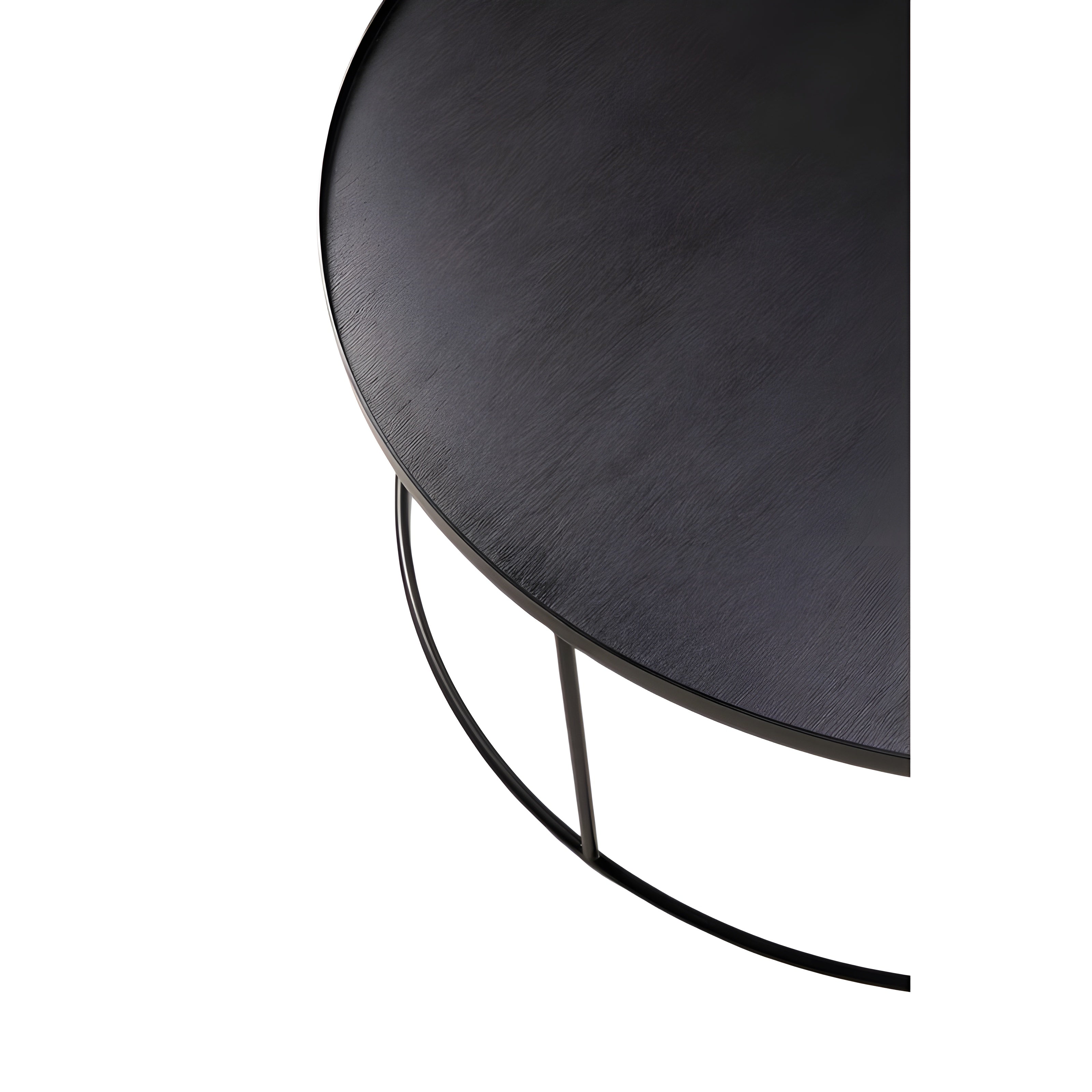 Ethnicraft Round Tray Coffee Table - ETH-20328