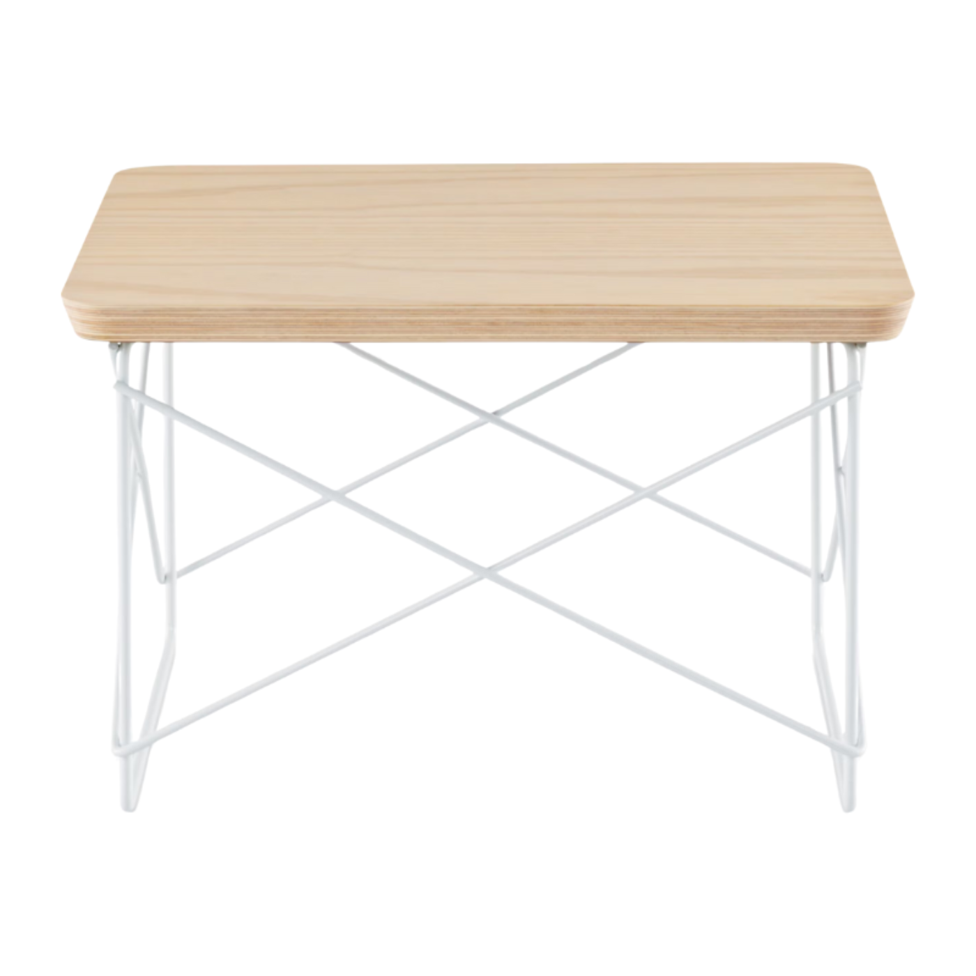 Herman Miller Veneer Eames Wire Base Low Table - HER-LTRT.A247