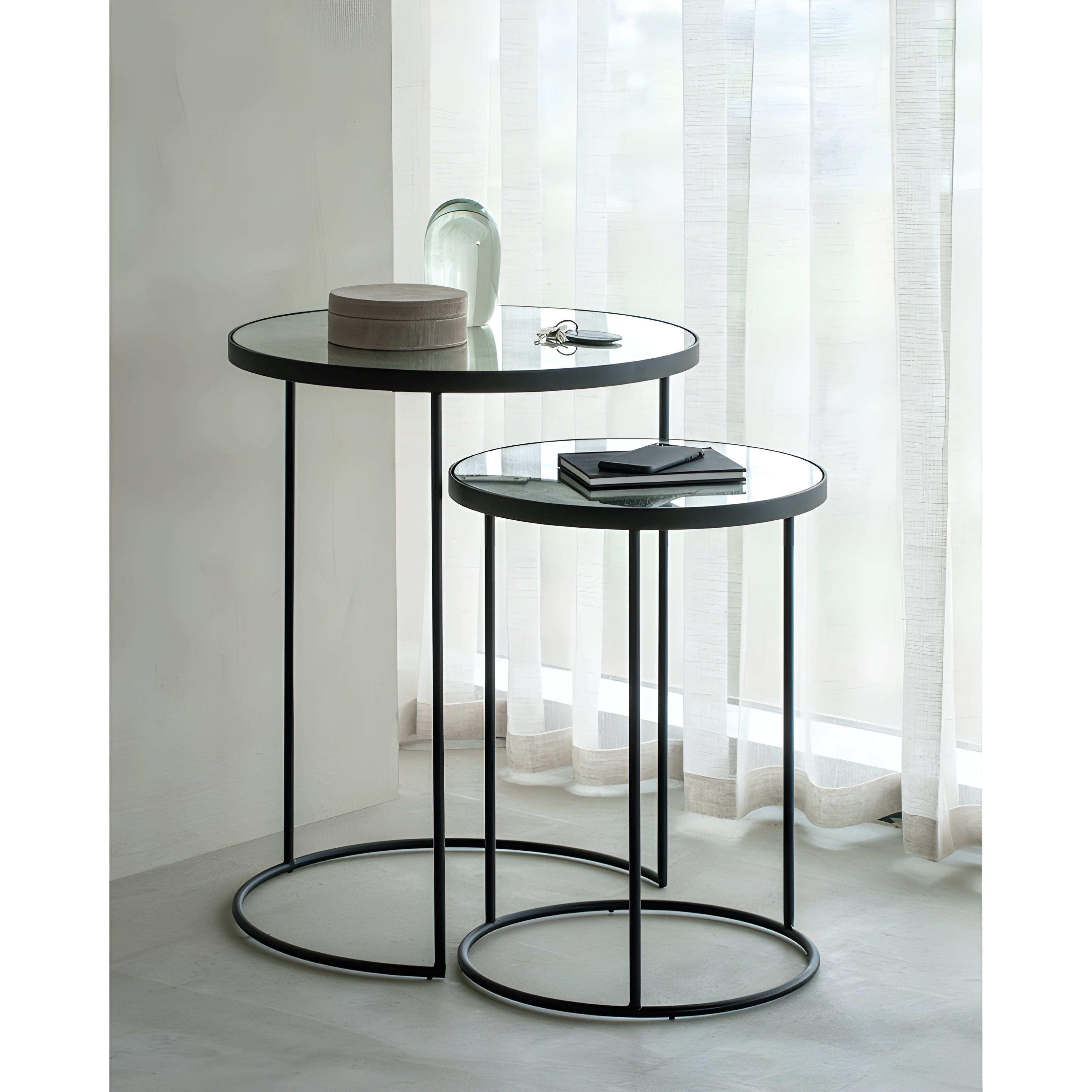 Ethnicraft Nesting Side Table Set - ETH-20702