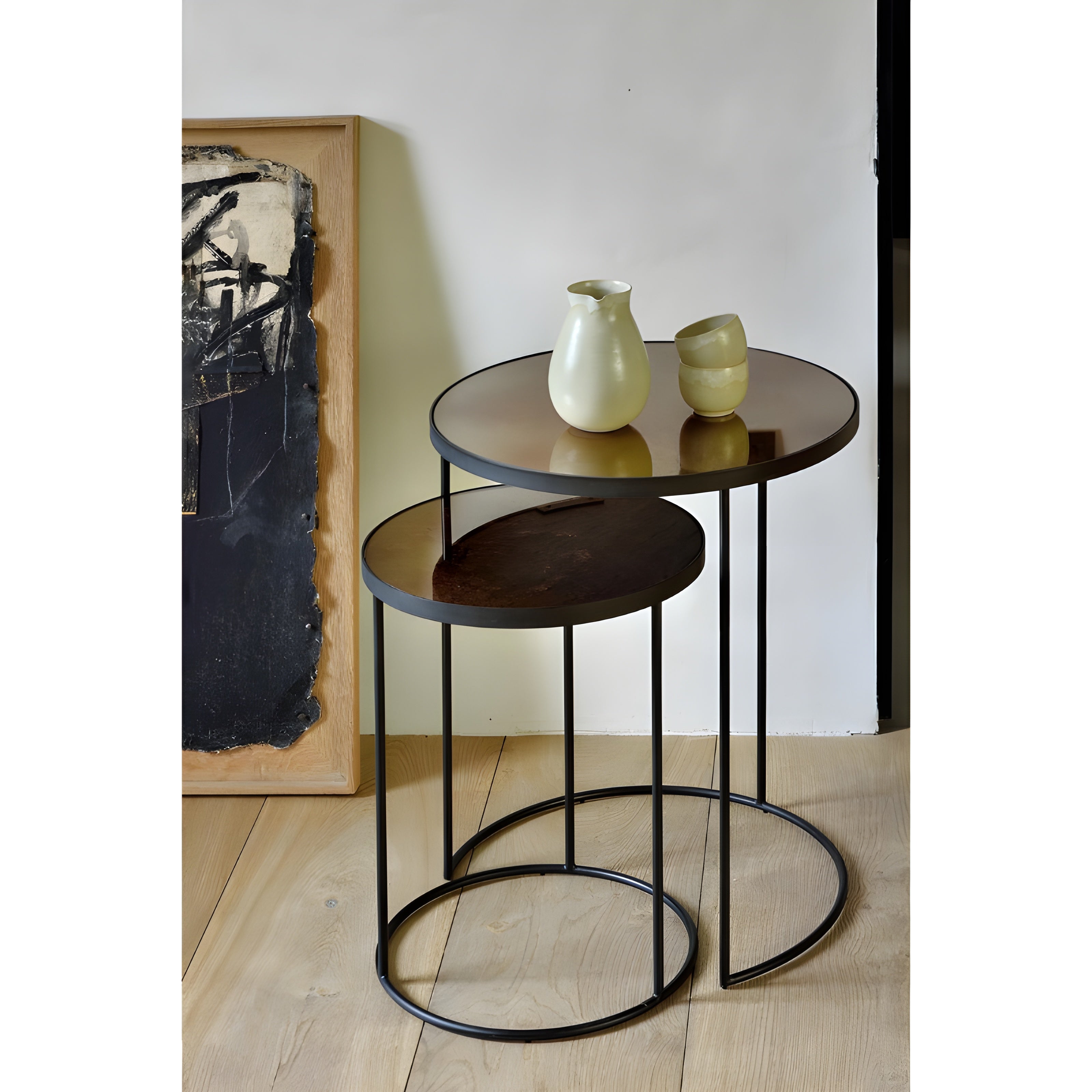 Ethnicraft Nesting Side Table Set - ETH-20702