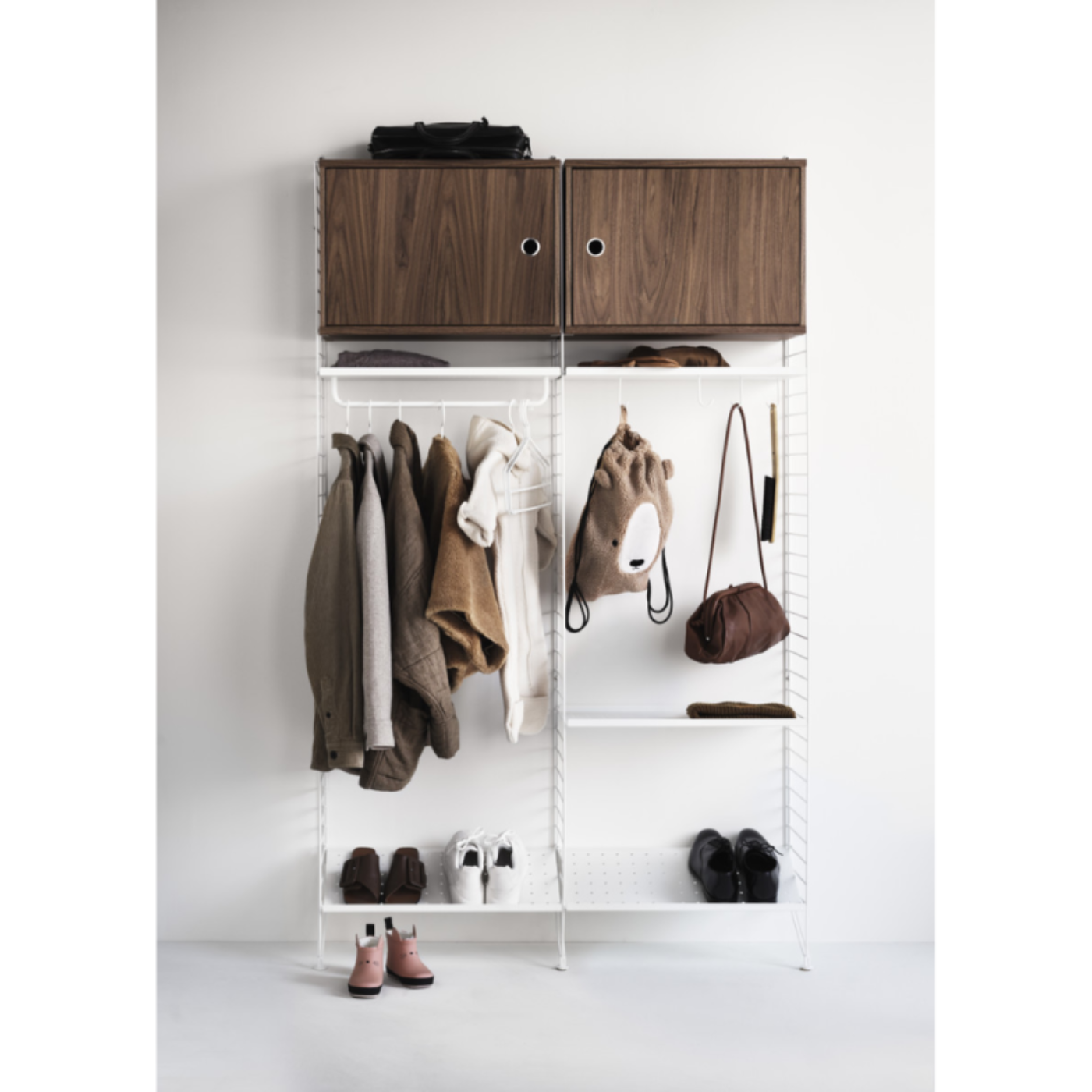 String Furniture Cabinet with Swing Door - STR-CSD5830-12-1
