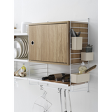 String Furniture Cabinet with Swing Door - STR-CSD5830-12-1