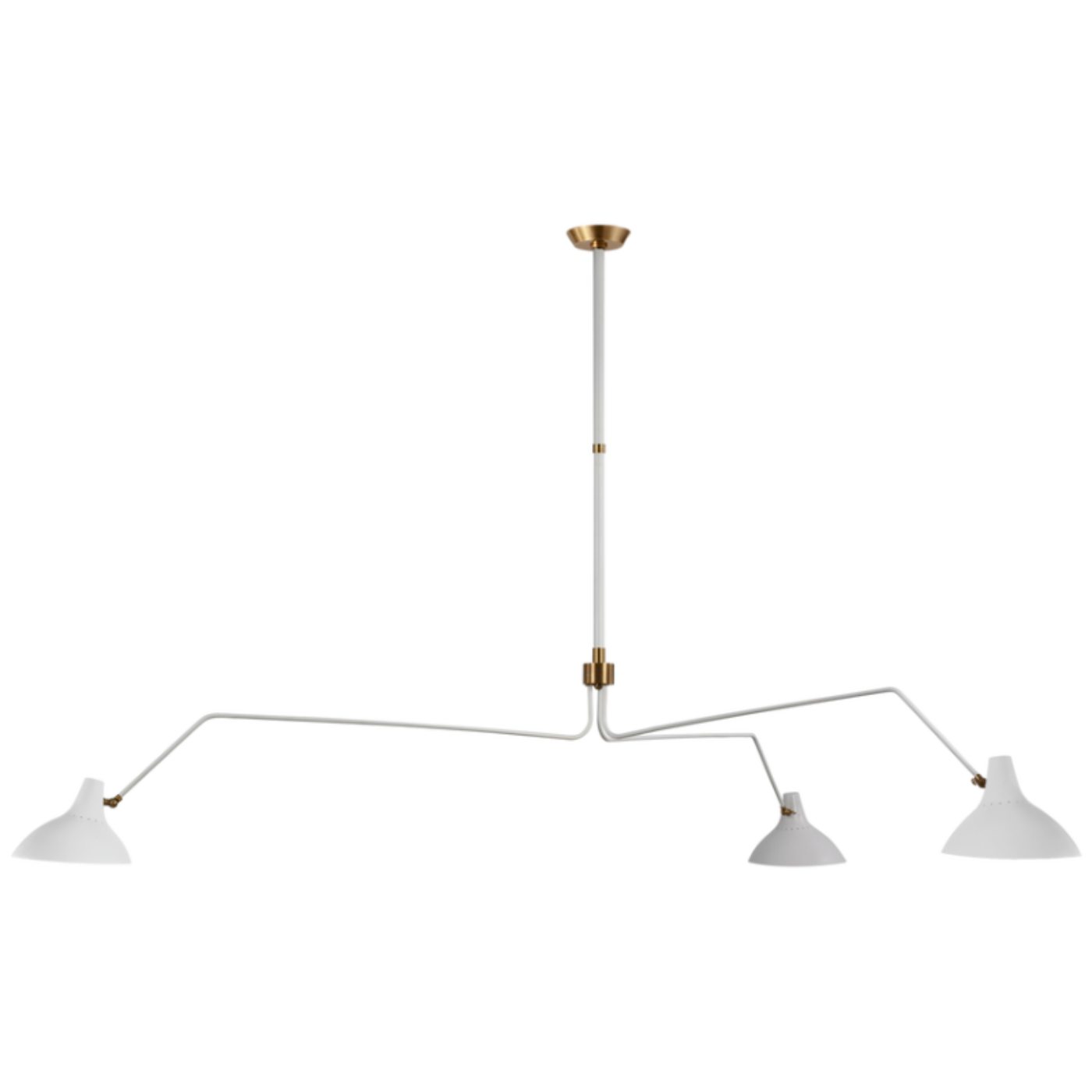 Charlton Grande Triple Arm Chandelier - VIS-ARN 5007WHT