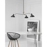 Charlton Large Triple Arm Chandelier - VIS-ARN 5006BLK