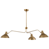 Charlton Large Triple Arm Chandelier - VIS-ARN 5006BLK