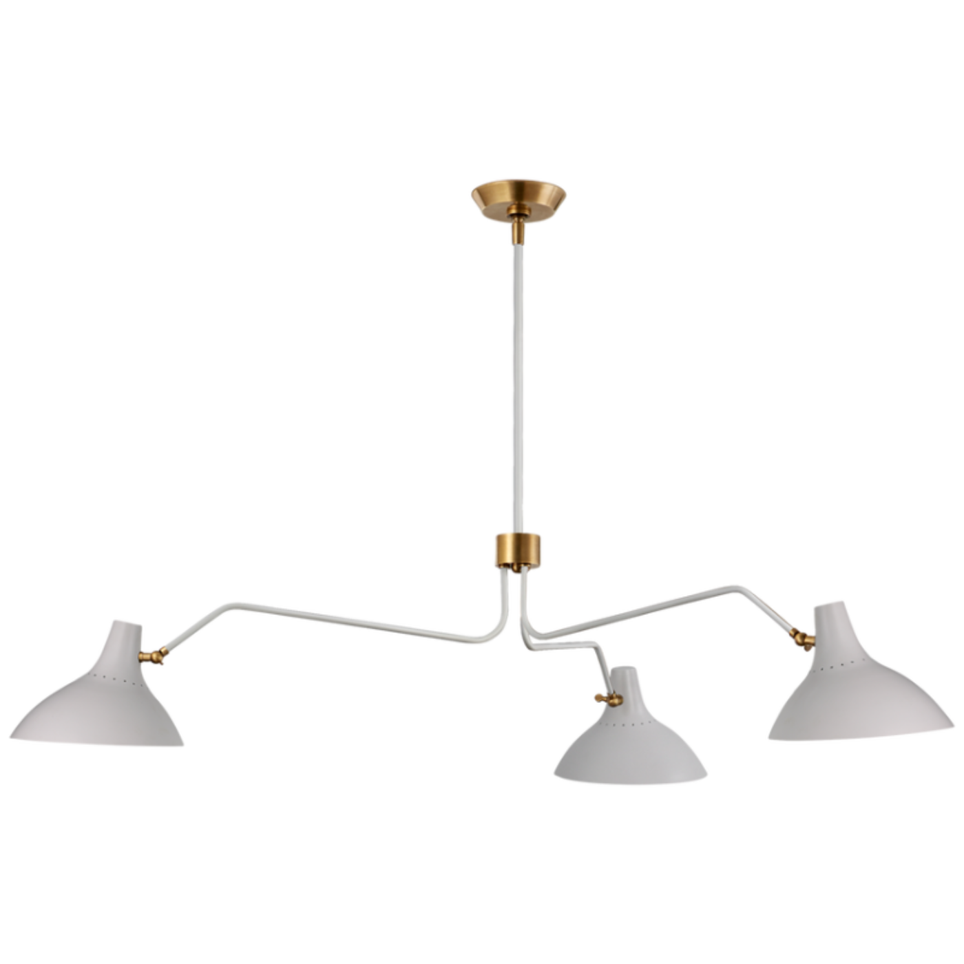 Charlton Large Triple Arm Chandelier - VIS-ARN 5006BLK