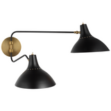 Charlton Medium Double Wall Light -  VIS-ARN 2071WHT