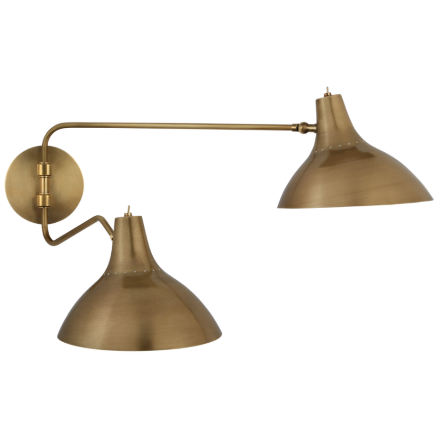 Charlton Medium Double Wall Light -  VIS-ARN 2071WHT