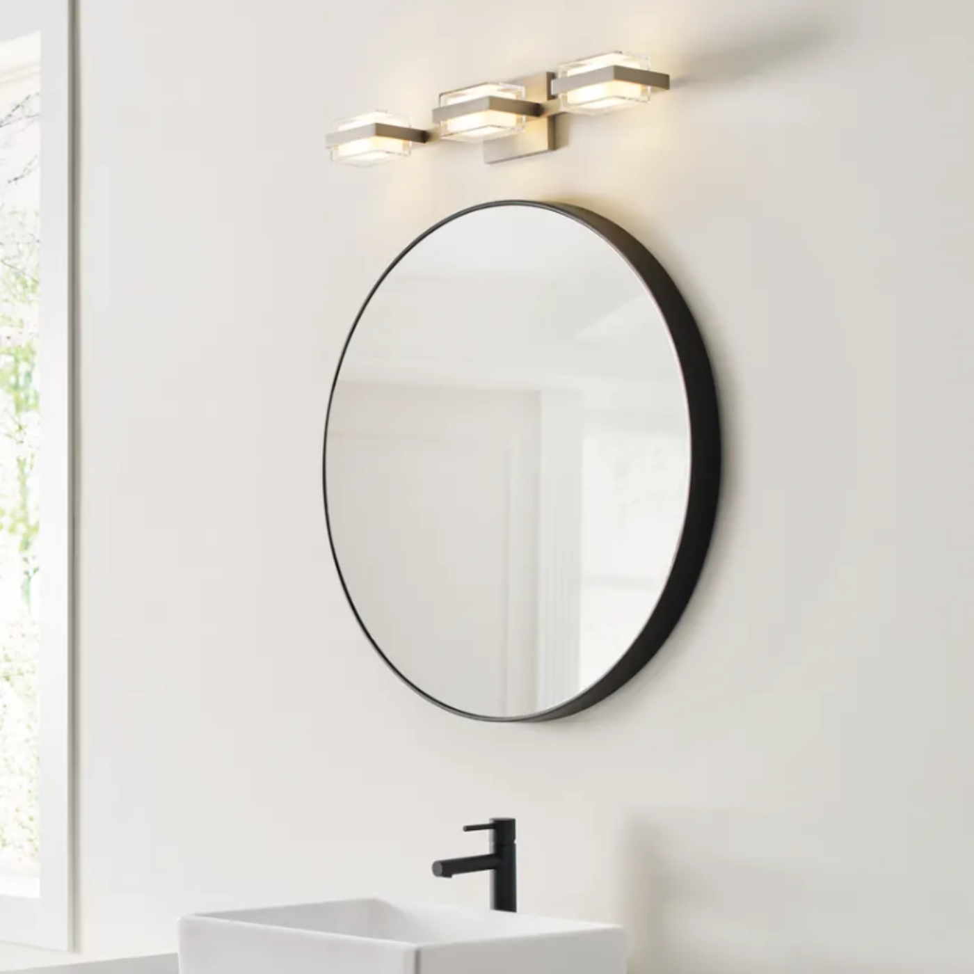 Visual Comfort & Co. Kamden 3-Light Bathroom Fixture - VIS-700BCKMD3HS-LED930