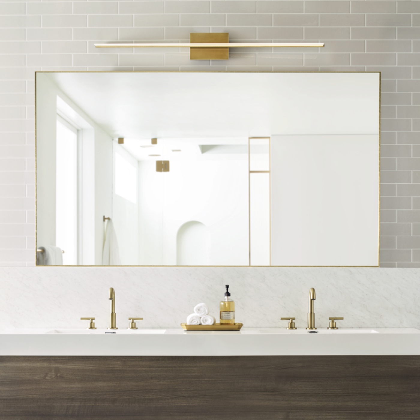 Visual Comfort & Co. Span Vanity Light - VIS-700BCSPANB2BR-LED930