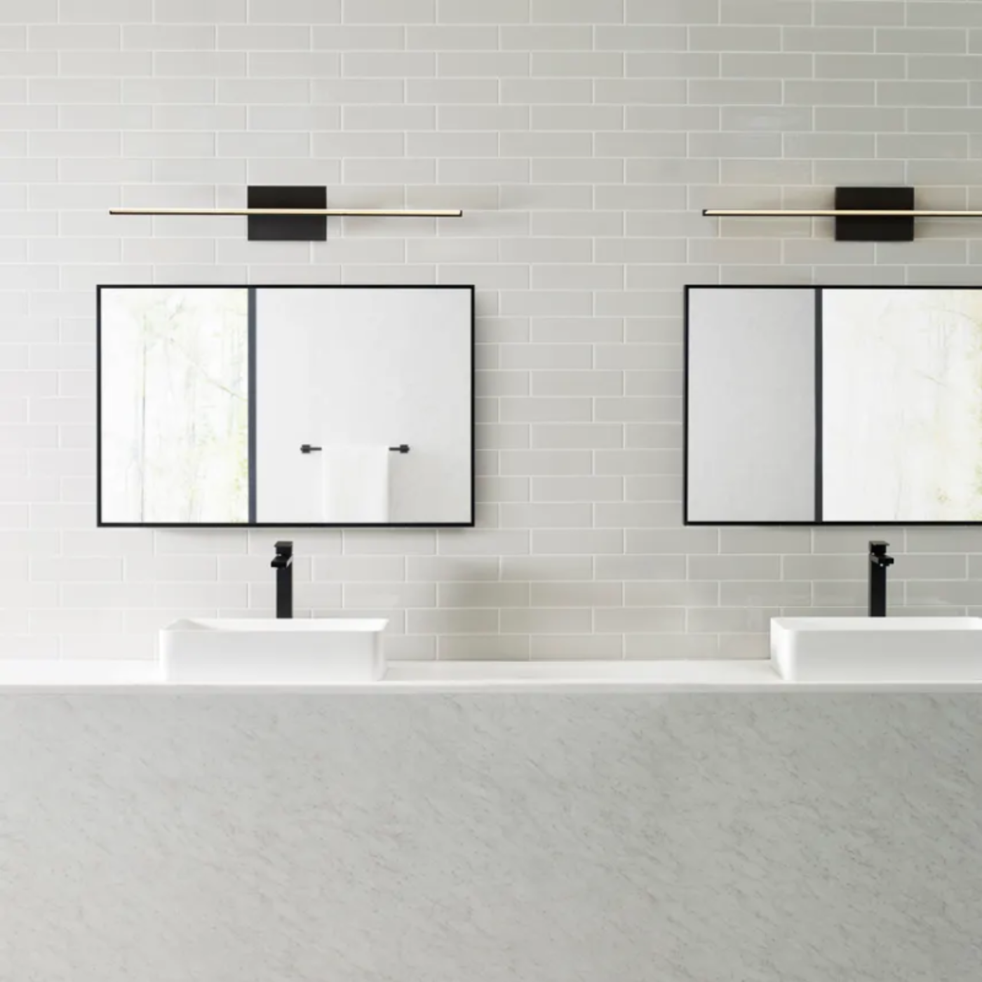 Visual Comfort & Co. Span Vanity Light - VIS-700BCSPANB2BR-LED930