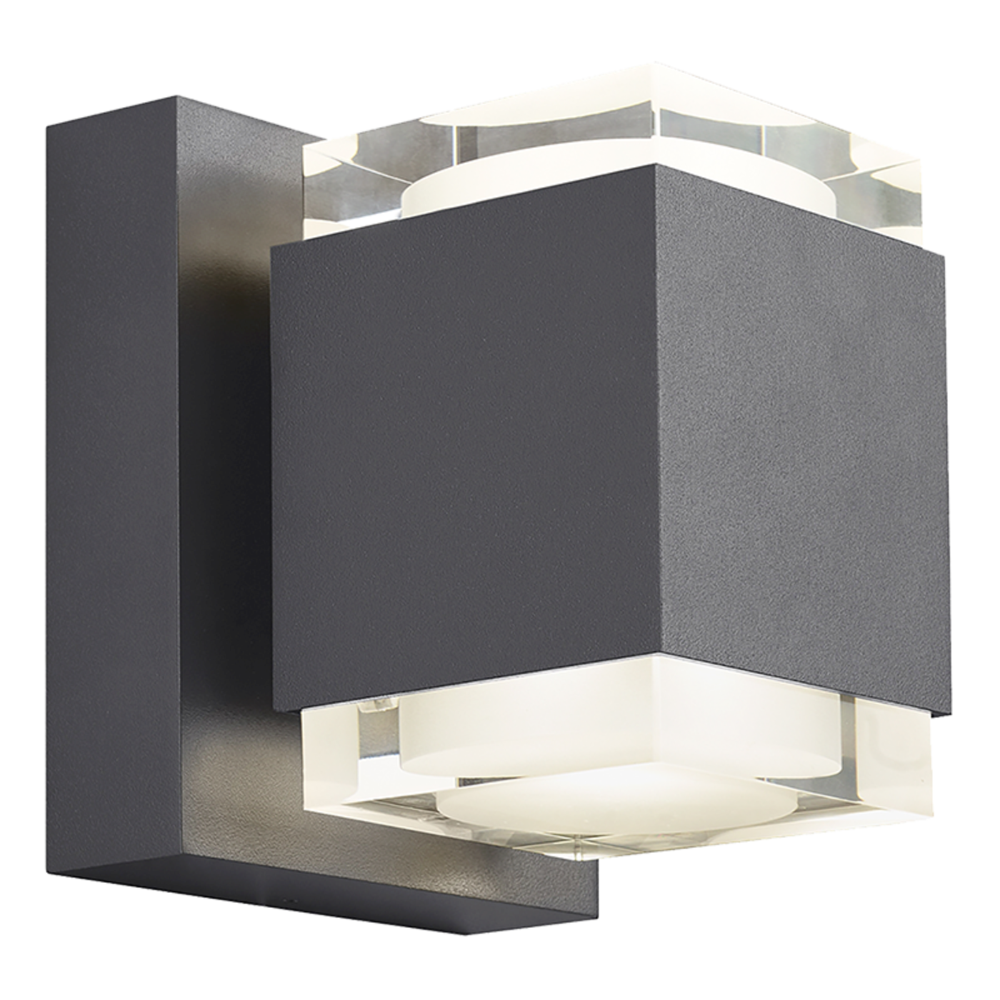 Voto Uplight and Downlight Outdoor Wall Sconce - VIS-700OWVOT8276HUDUNVS
