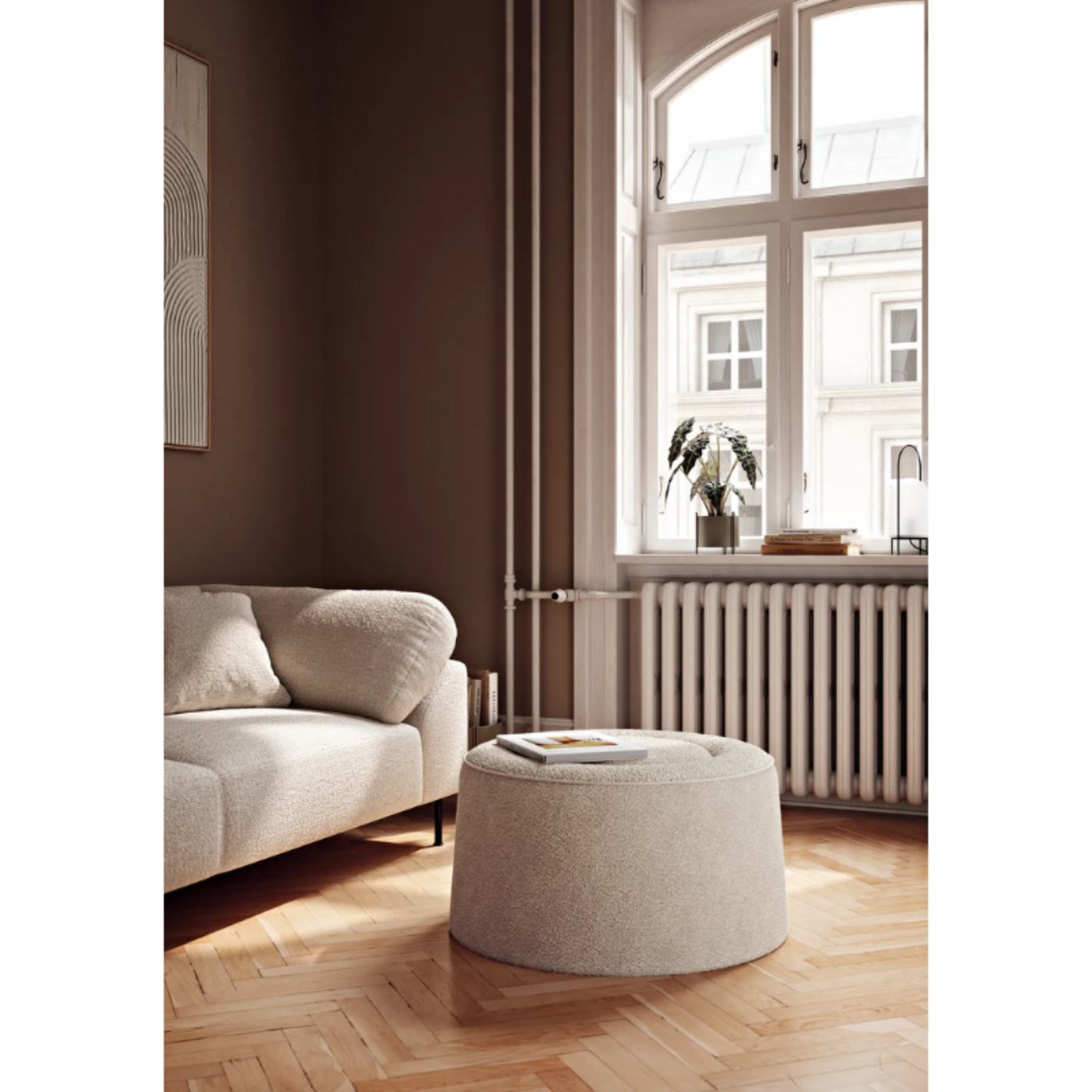 Woud Praline Pouf - WOU-101065