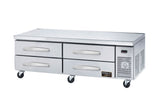 Kool-It KCB-74-4M | 74" Wide 4 Drawer Chef Base Refrigerator - KCB-74-4M