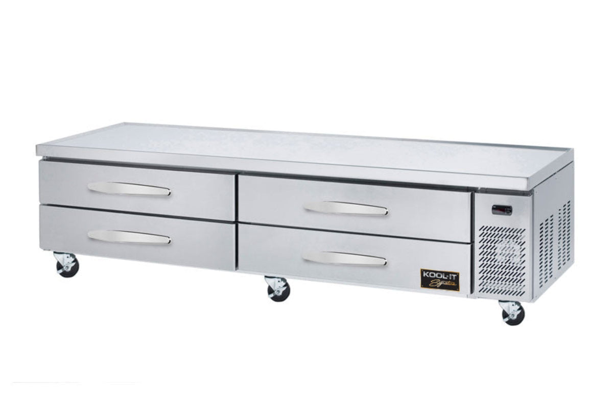 Kool-It KCB-96-4M | 96" Wide 4 Drawer Chef Base Refrigerator - KCB-96-4M