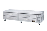Kool-It KCB-96-4M | 96" Wide 4 Drawer Chef Base Refrigerator - KCB-96-4M