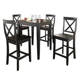 Crosley 5pc Pub Dining Set W/X-Back Stools - KD520005