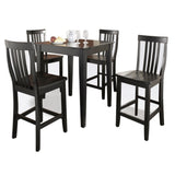 Crosley 5pc Pub Dining Set W/School House Stools - KD520007