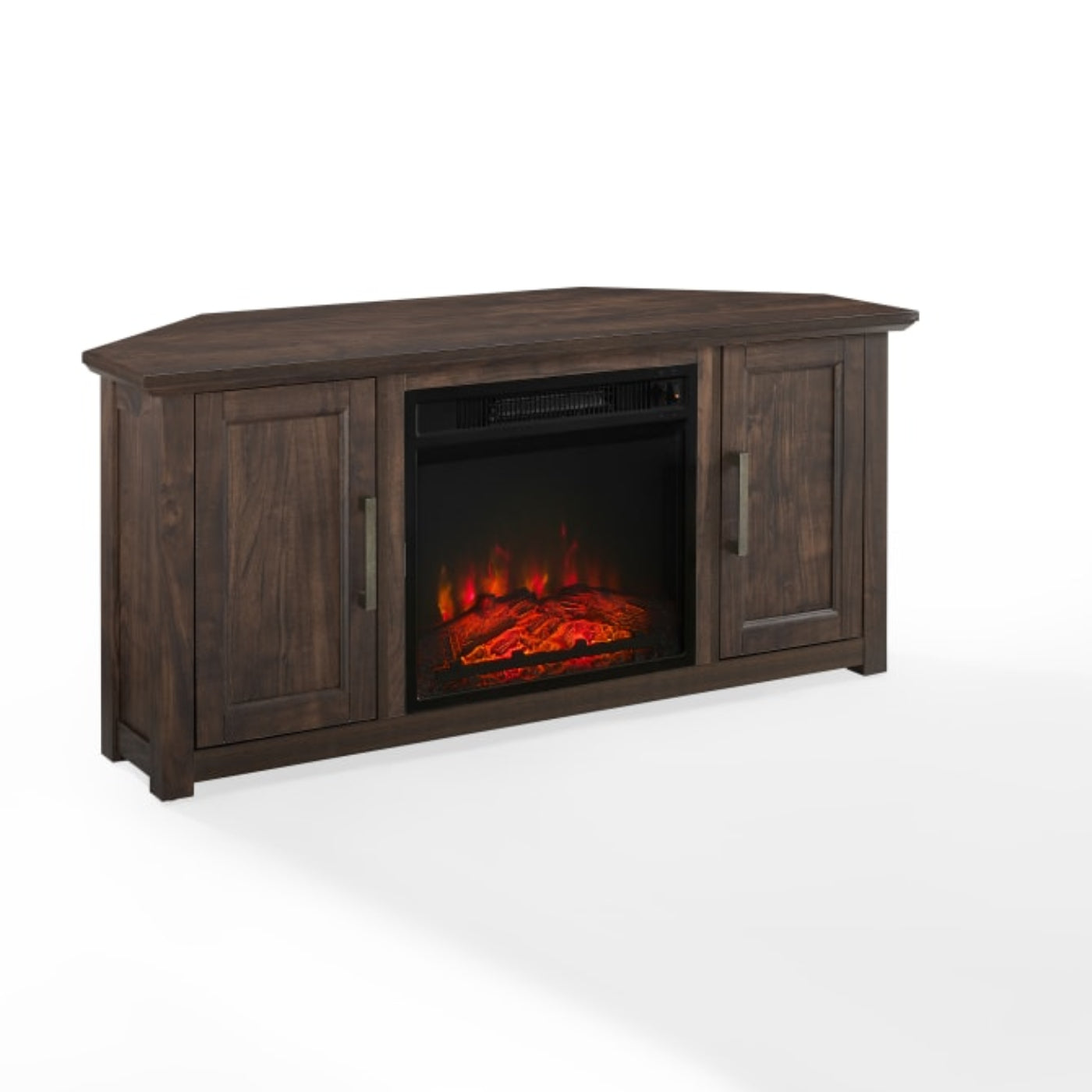 Crosley Camden 48" Corner Tv Stand W/Fireplace - KF100648
