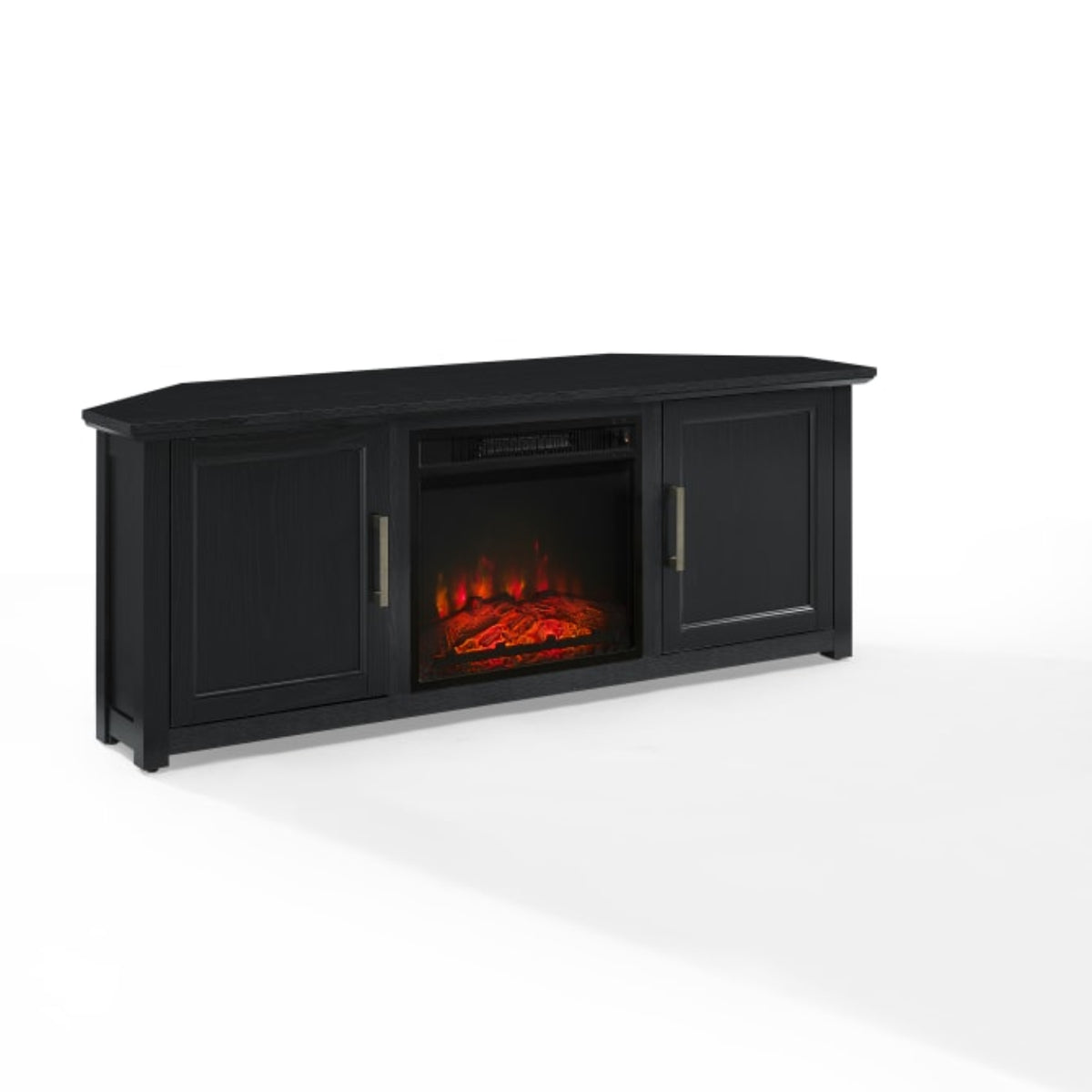 Crosley Camden 58" Corner Tv Stand W/Fireplace - KF100658