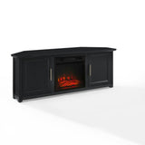 Crosley Camden 58" Corner Tv Stand W/Fireplace - KF100658