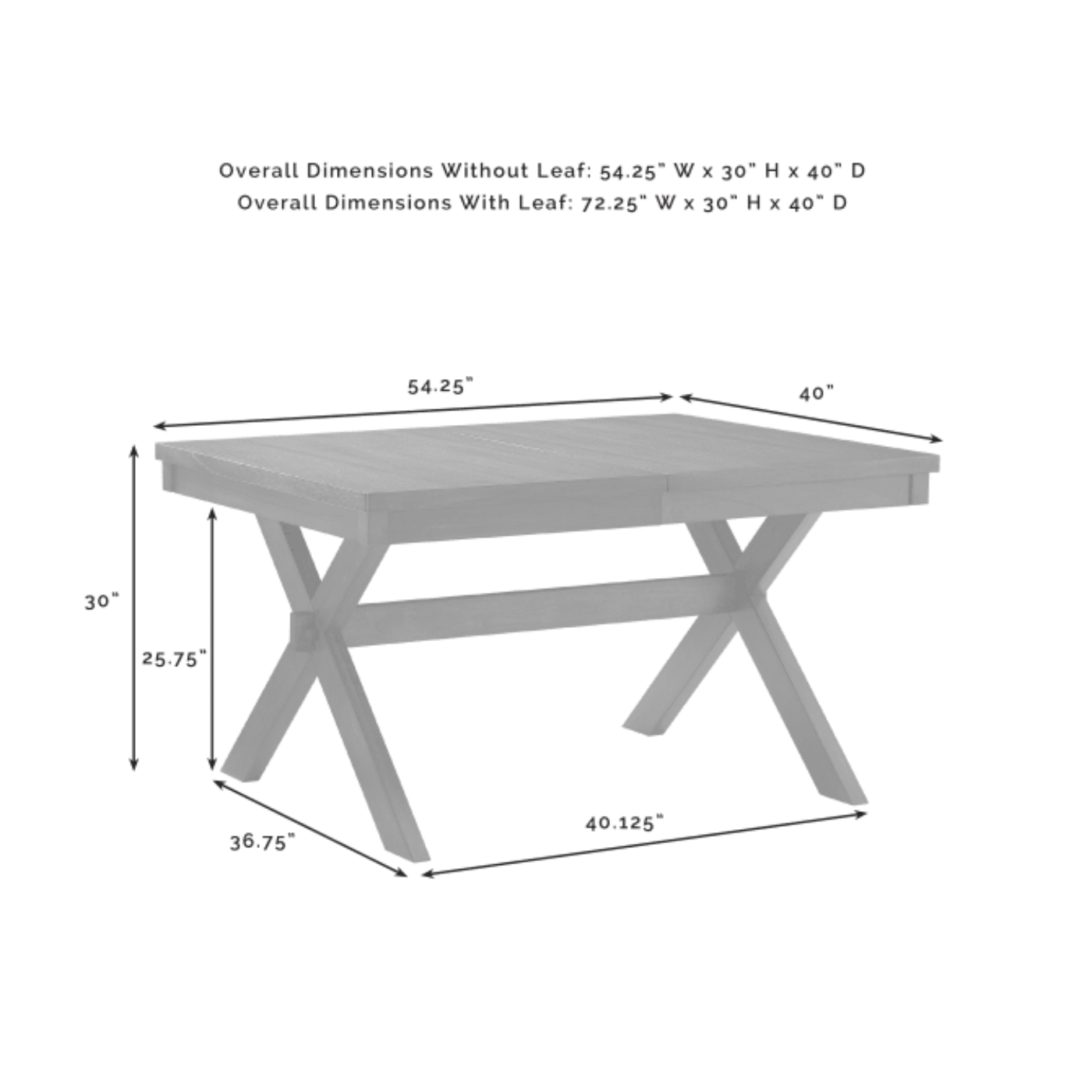 Crosley Hayden 84 Inch 3pc Dining Set - KF13024SL