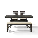 Crosley Hayden 91 Inch 4pc Dining Set - KF13025SL
