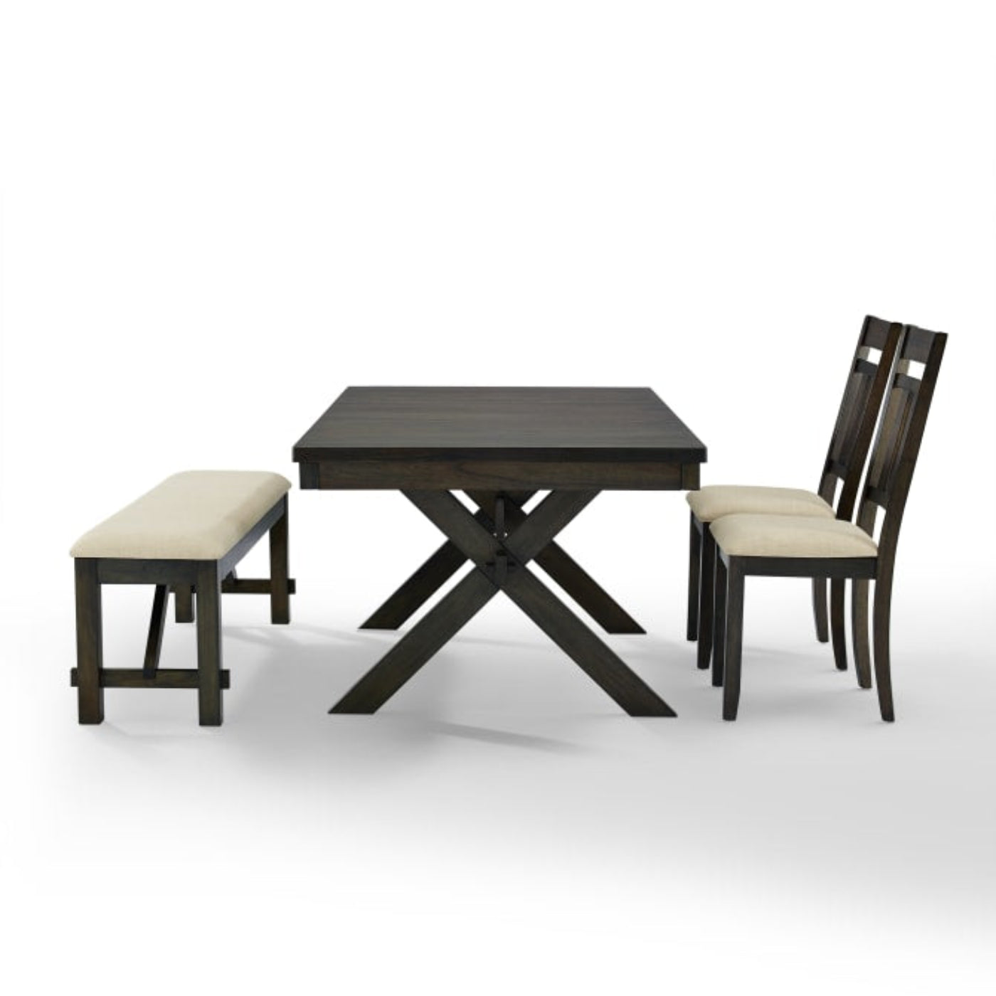 Crosley Hayden 91 Inch 4pc Dining Set - KF13025SL