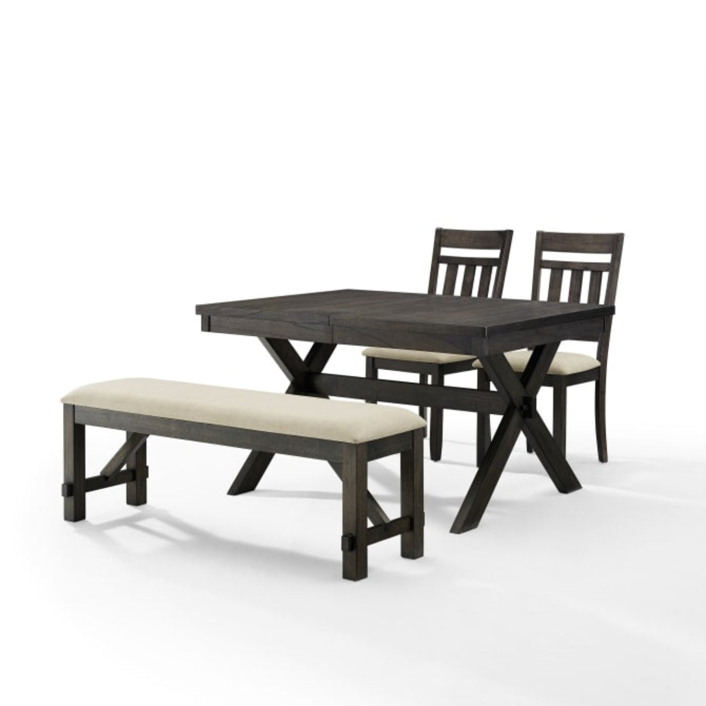 Crosley Hayden 91 Inch 4pc Dining Set - KF13025SL