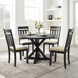 Crosley Hayden 105 Inch 5pc Round Dining Set Slate - KF13027SL
