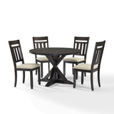 Crosley Hayden 105 Inch 5pc Round Dining Set Slate - KF13027SL