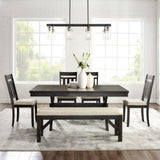Crosley Hayden 98 Inch 6pc Dining Set Slate - KF13028SL