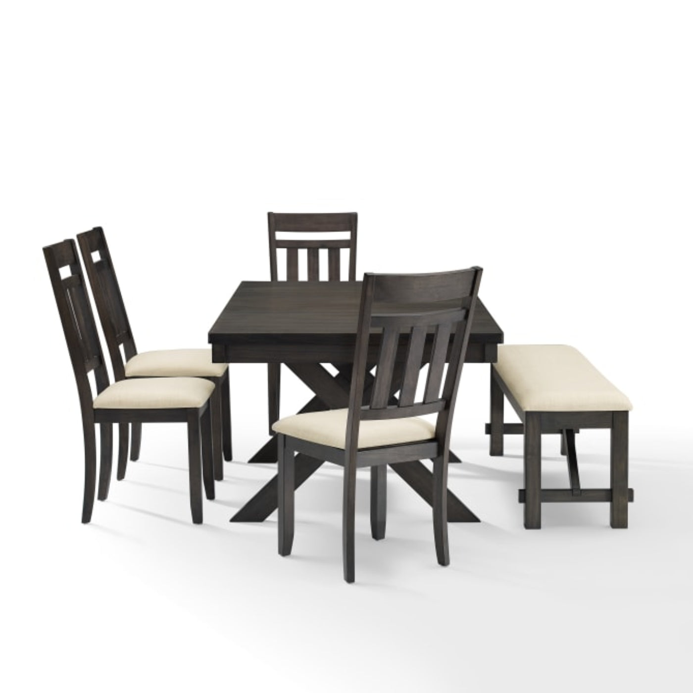 Crosley Hayden 98 Inch 6pc Dining Set Slate - KF13028SL