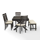 Crosley Hayden 98 Inch 6pc Dining Set Slate - KF13028SL