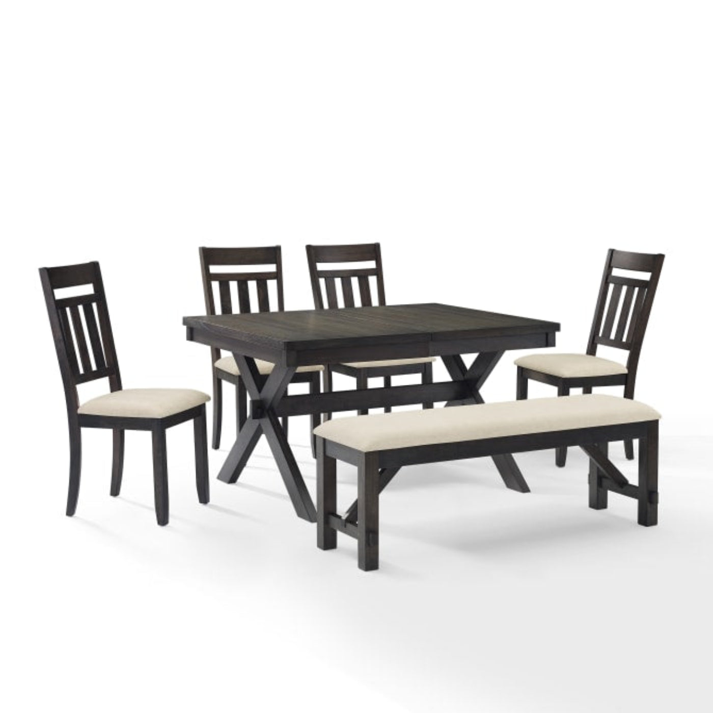 Crosley Hayden 98 Inch 6pc Dining Set Slate - KF13028SL