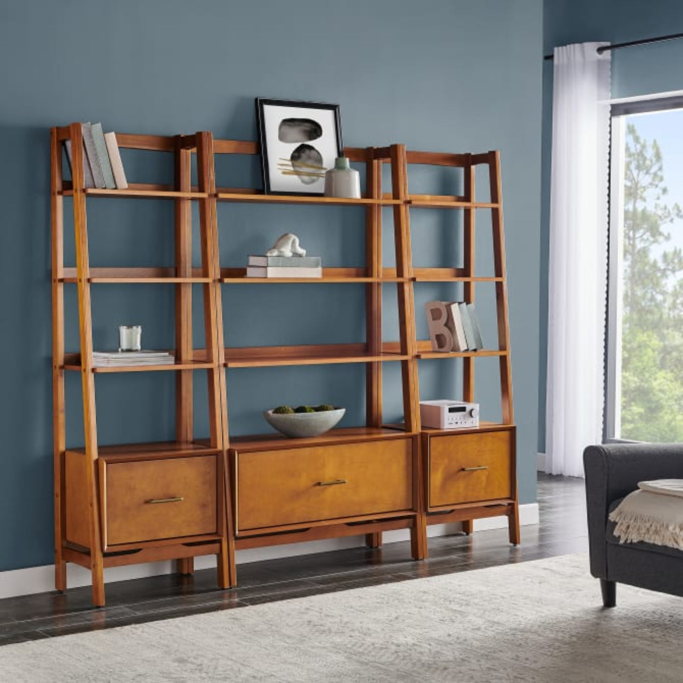 Crosley Landon 82.25 Inch 3pc Etagere Set - KF13040