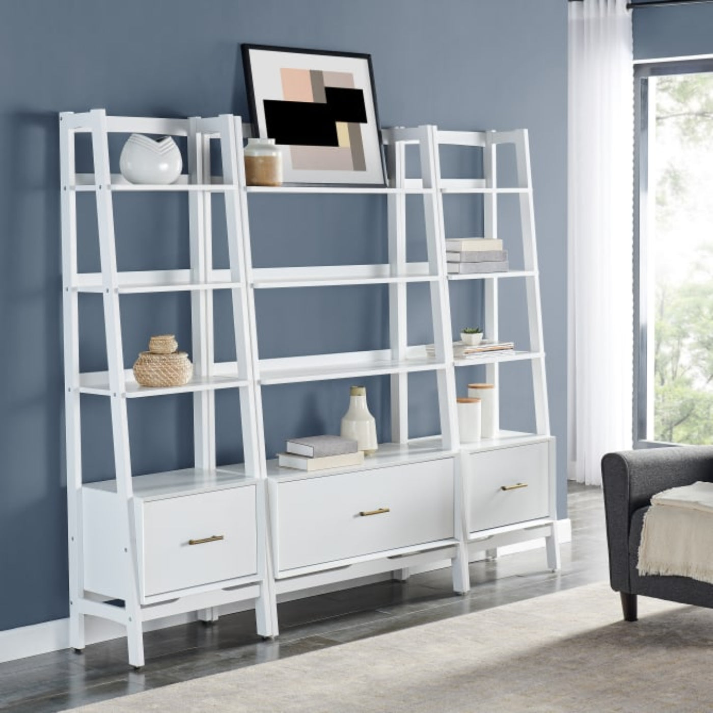 Crosley Landon 82.25 Inch 3pc Etagere Set - KF13040
