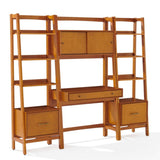 Crosley Landon 82.25 Inch 3pc Desk And Etagere Set - KF13041AC