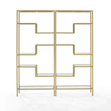Crosley Sloane 69.50 Inch 2pc Etagere Set - KF13051