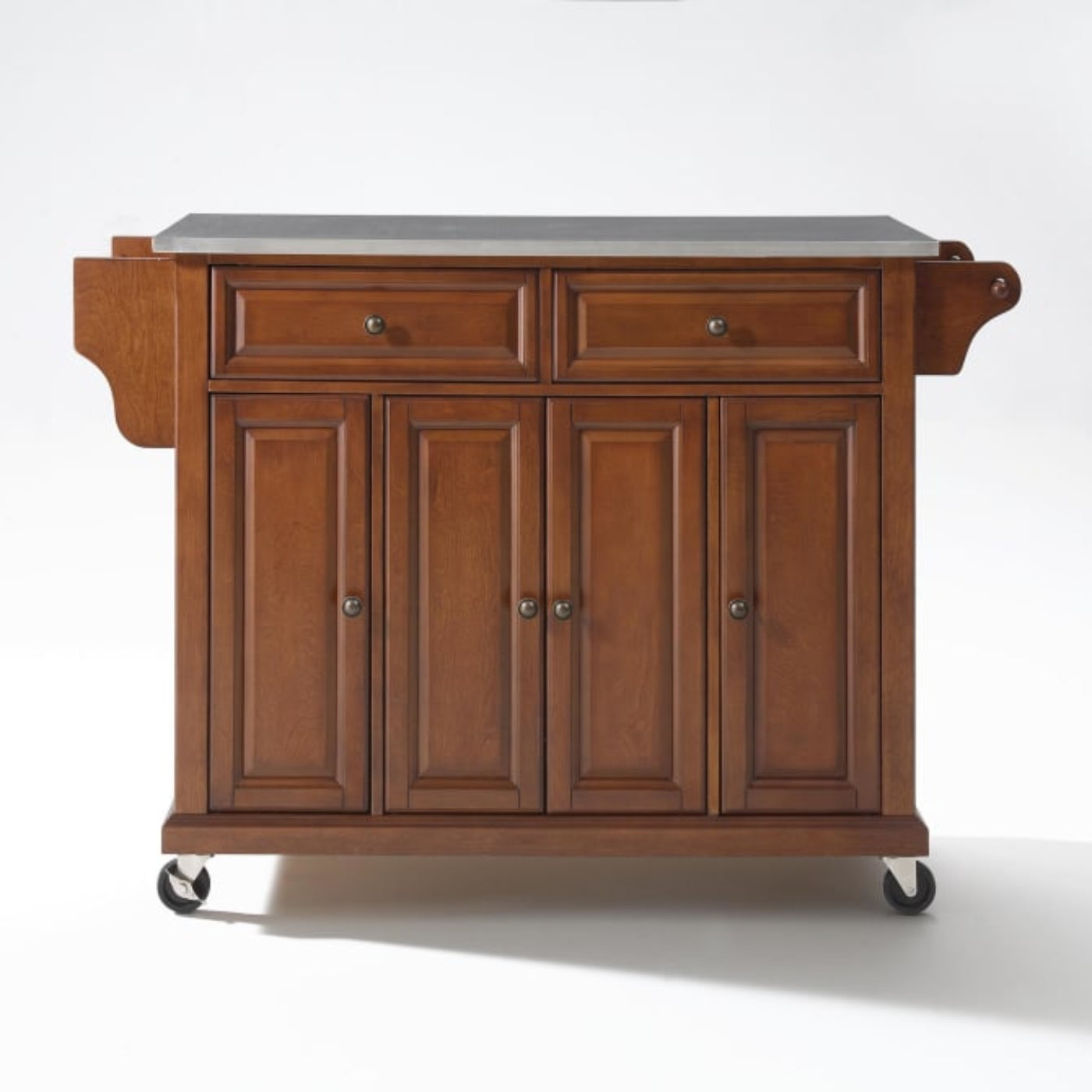 Crosley Full Size 51.50 Inch Stainless Steel Top Kitchen Cart - KF30002E