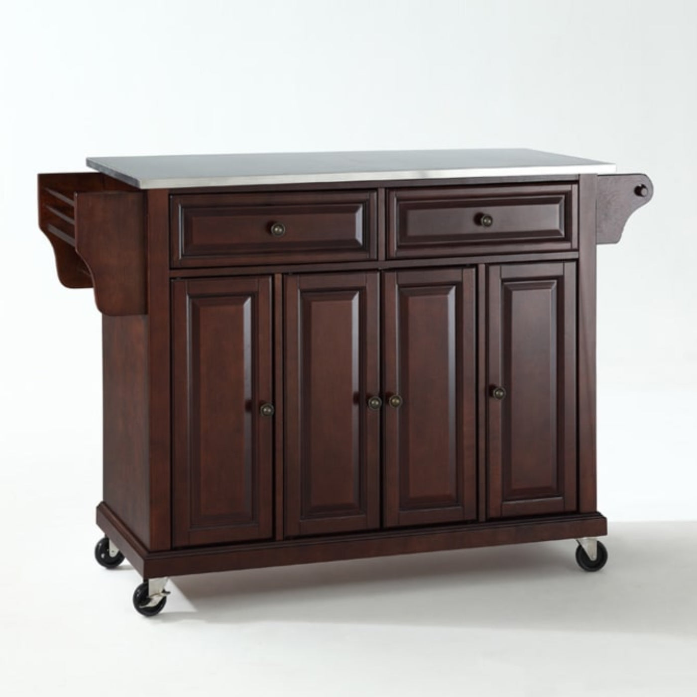 Crosley Full Size 51.50 Inch Stainless Steel Top Kitchen Cart - KF30002E