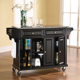 Crosley Full Size 51.50 Inch Granite Top Kitchen Cart - KF30003E