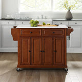Crosley Full Size 51.50 Inch Granite Top Kitchen Cart -  KF30005E