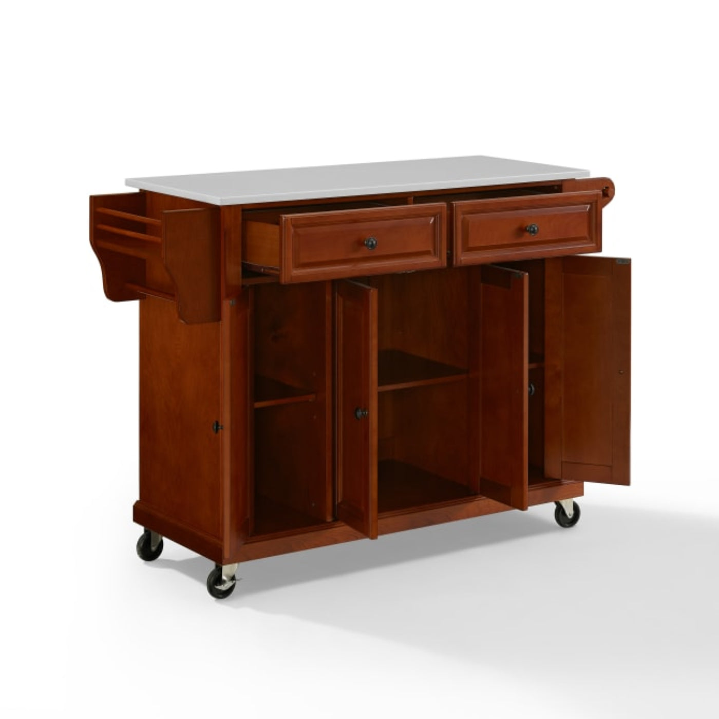 Crosley Full Size 51.50 Inch Granite Top Kitchen Cart -  KF30005E