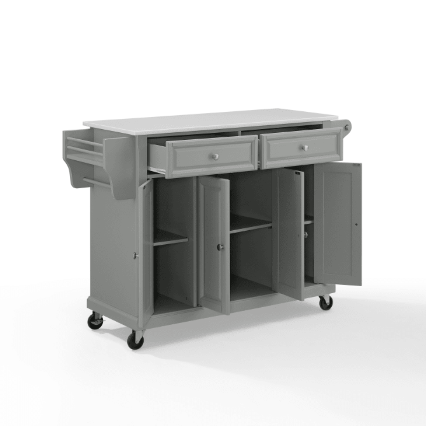 Crosley Full Size 51.50 Inch Granite Top Kitchen Cart -  KF30005E