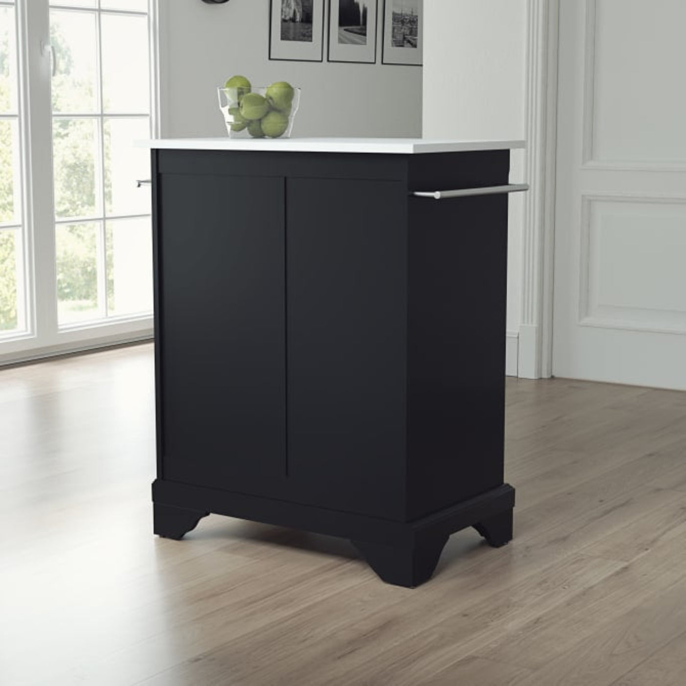 Crosley Lafayette 31 Inch Granite Top Portable Kitchen Island/Cart - KF30020B
